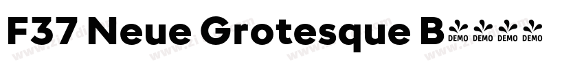 F37 Neue Grotesque B字体转换